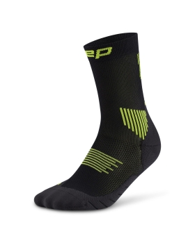 CEP Core Run Mid Cut Socks 5.0 Herren III / black/lime