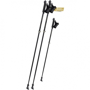 Komperdell Poniente Carbon Vario Nordic Walkingstöcke black/gold