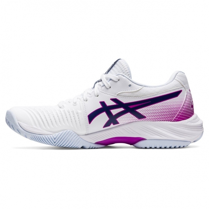 Asics Netburner Ballistic FF 3 Damen 40 5 weiss lila 1052A069 402 12