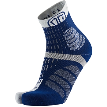 Sidas T-Free Trail Socken - unisex M/L ( 40-41) / navy/grey