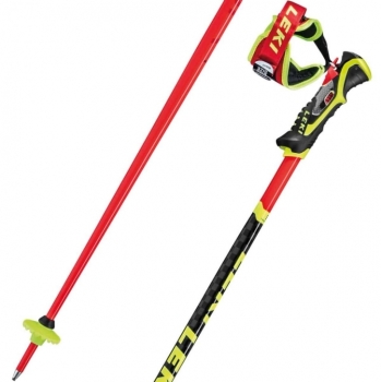 LEKI WCR SL 3D Skistöcke 115 cm / rot-neongelb-schwarz