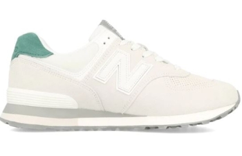 New Balance U574 WC2 unisex weiss-grün / 41 1/2