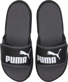 Puma Royalcat Comfort 38 / schwarz-weiß-grau