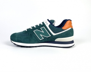 New Balance U574 DI2 unisex grün-orange / 41 1/2