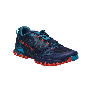 La Sportiva - Bushido III WIDE Herren 44 / deep sea/cherry tomato