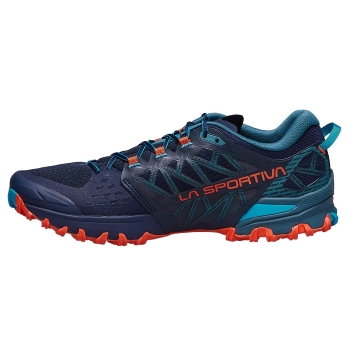 La Sportiva - Bushido III WIDE Herren 44 / deep sea/cherry tomato