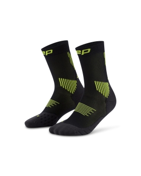 CEP Core Run Mid Cut Socks 5.0 Herren III / black/lime