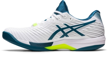 Asics Solution Speed FF 2 Indoor Herren 44 / weiß-grün