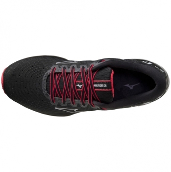 Mizuno Wave Rider 26 SSW Herren 44,5 / schwarz-weiß-rot