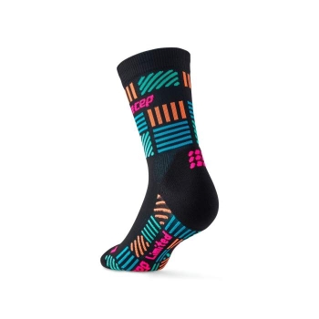 CEP The Run Limited Mid Cut Socks Herren III (Gr. 39-42) / black/neon pink