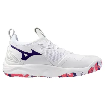 Mizuno Wave Momentum 3 Damen 40 / weiss-lila